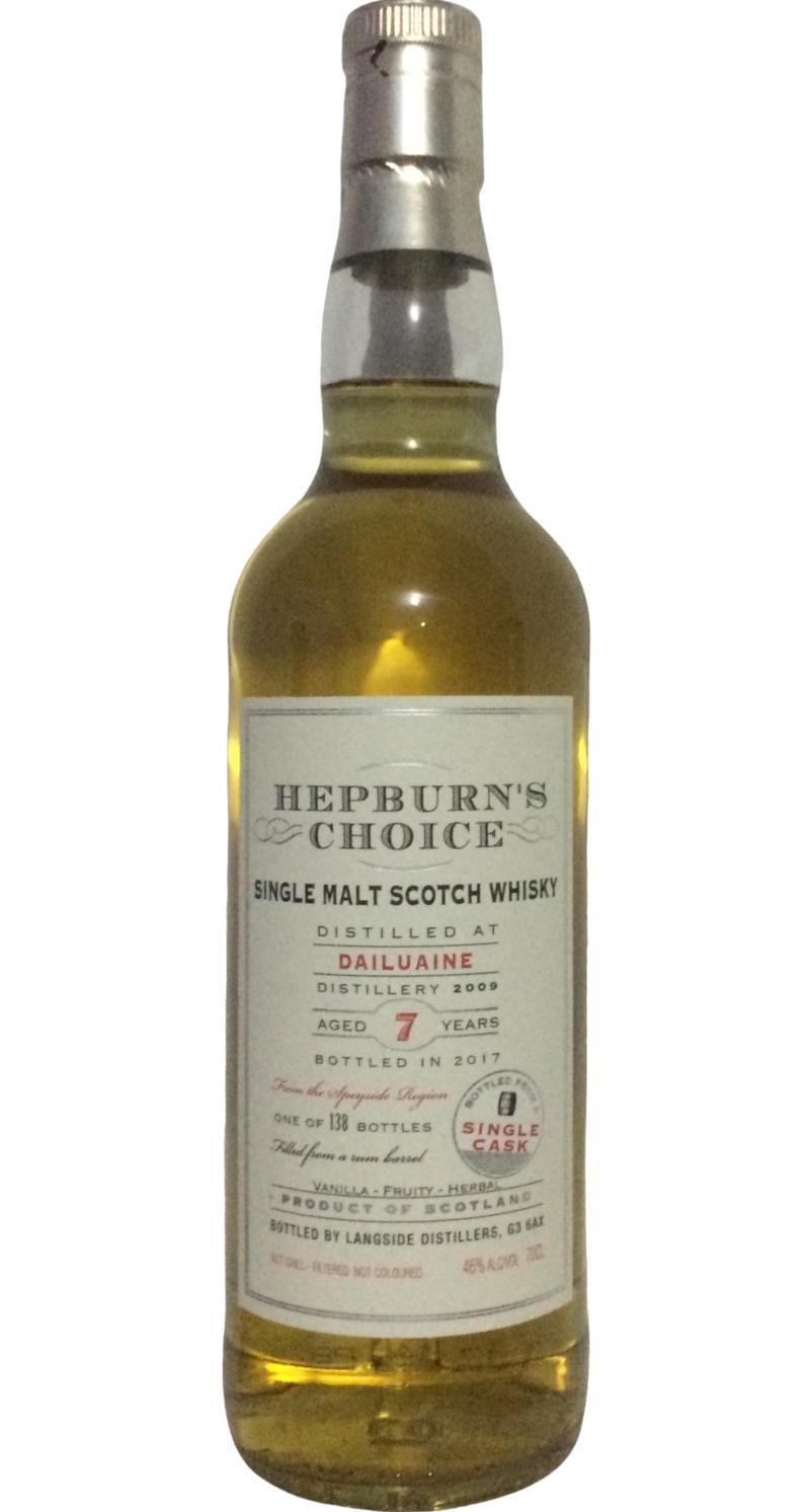 Dailuaine 2009 LsD  Hepburn's Choice