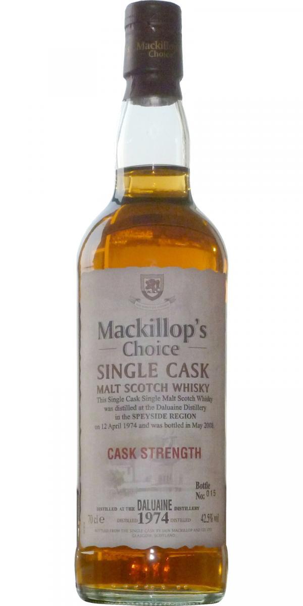 Dailuaine 1974 McC  Single Cask - Cask Strength