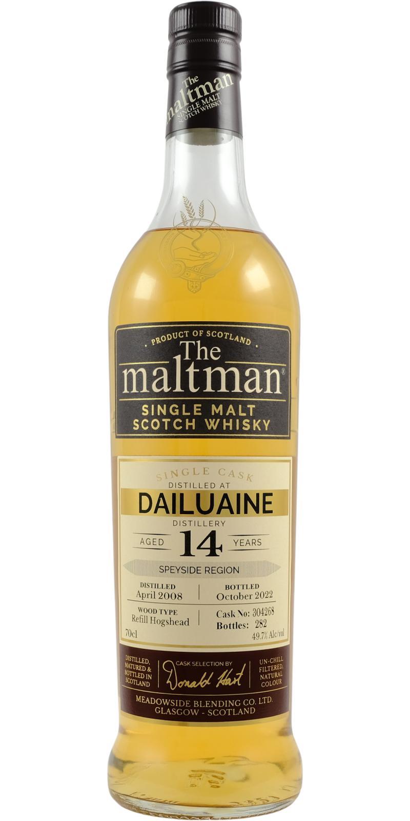 Dailuaine 2008 MBl  The Maltman