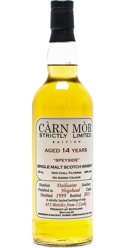 Dailuaine 1999 MMcK  Càrn Mòr - Strictly Limited Edition