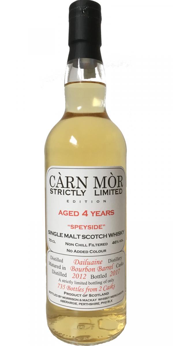 Dailuaine 2012 MMcK  Càrn Mòr - Strictly Limited Edition