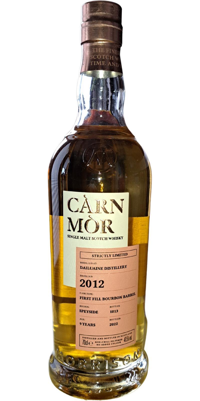 Dailuaine 2012 MSWD  Càrn Mòr - Strictly Limited