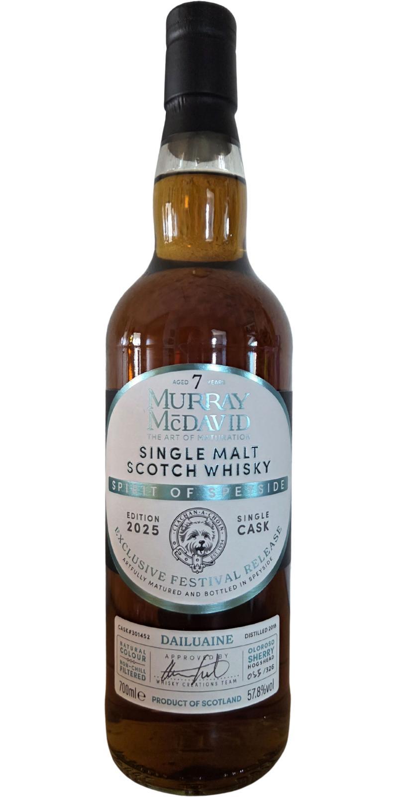 Dailuaine 2018 MM  Exclusive Festival Release