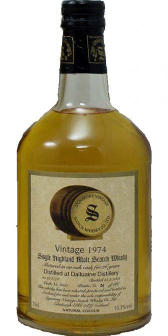 Dailuaine 1974 SV  Vintage Collection - Dumpy