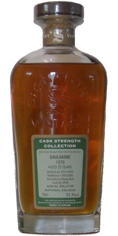 Dailuaine 1979 SV  Cask Strength Collection