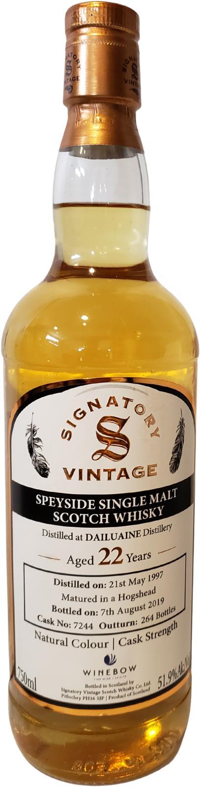 Dailuaine 1997 SV  Natural Colour | Cask Strength