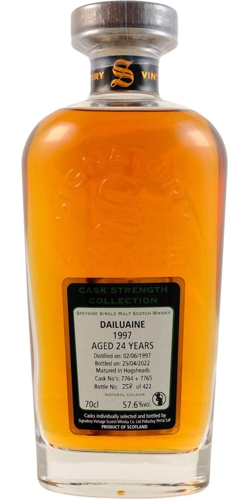 Dailuaine 1997 SV  Cask Strength Collection