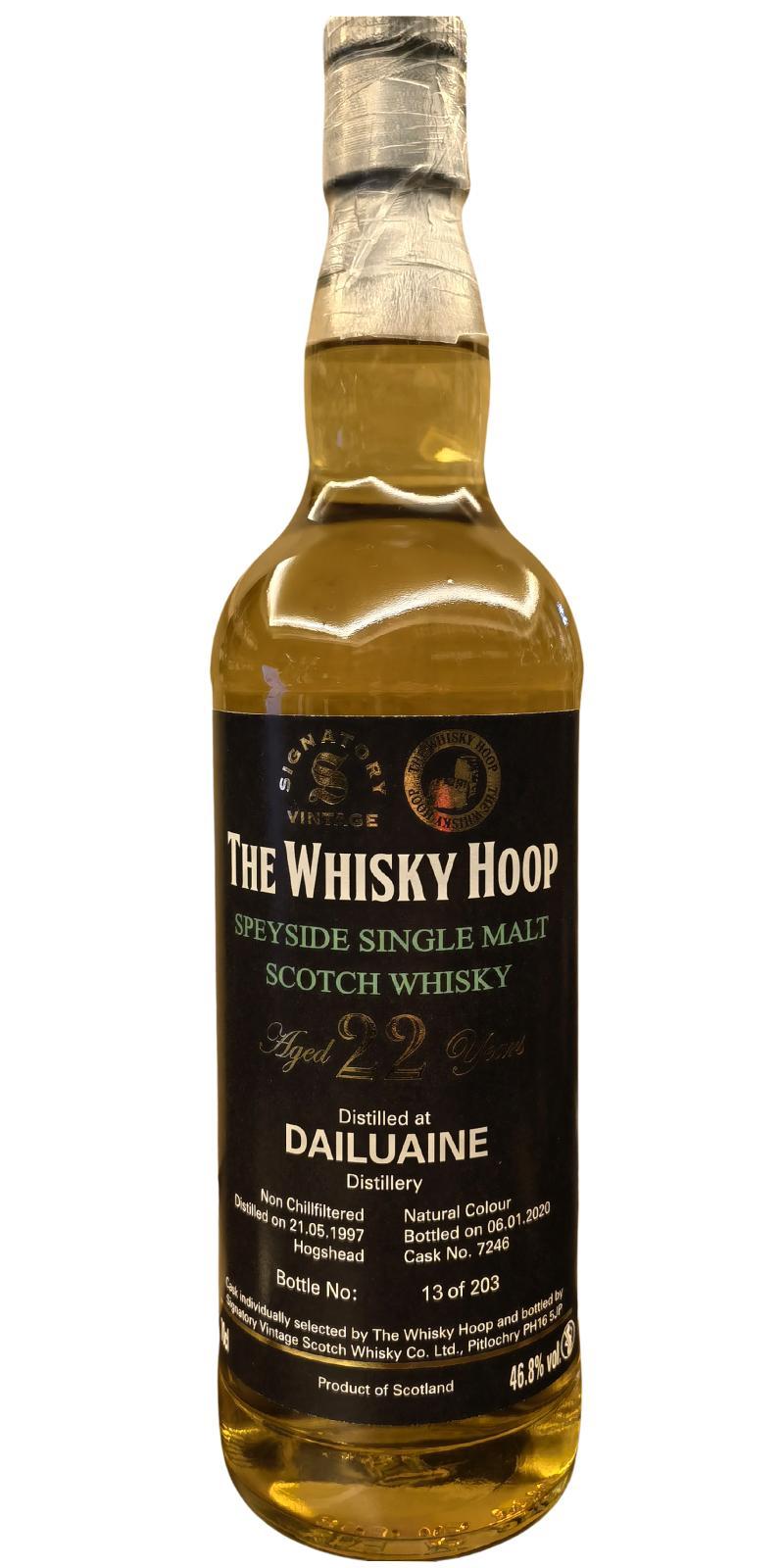 Dailuaine 1997 SV  The Whisky Hoop