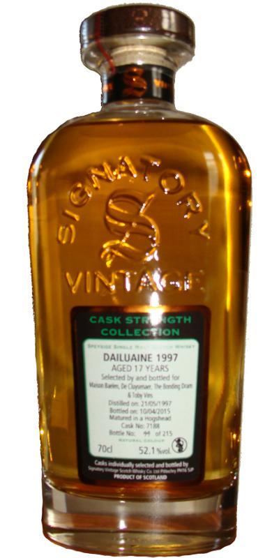 Dailuaine 1997 SV  Cask Strength Collection