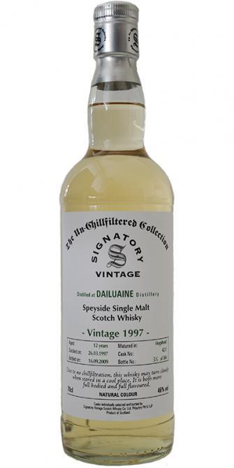 Dailuaine 1997 SV  The Un-Chillfiltered Collection