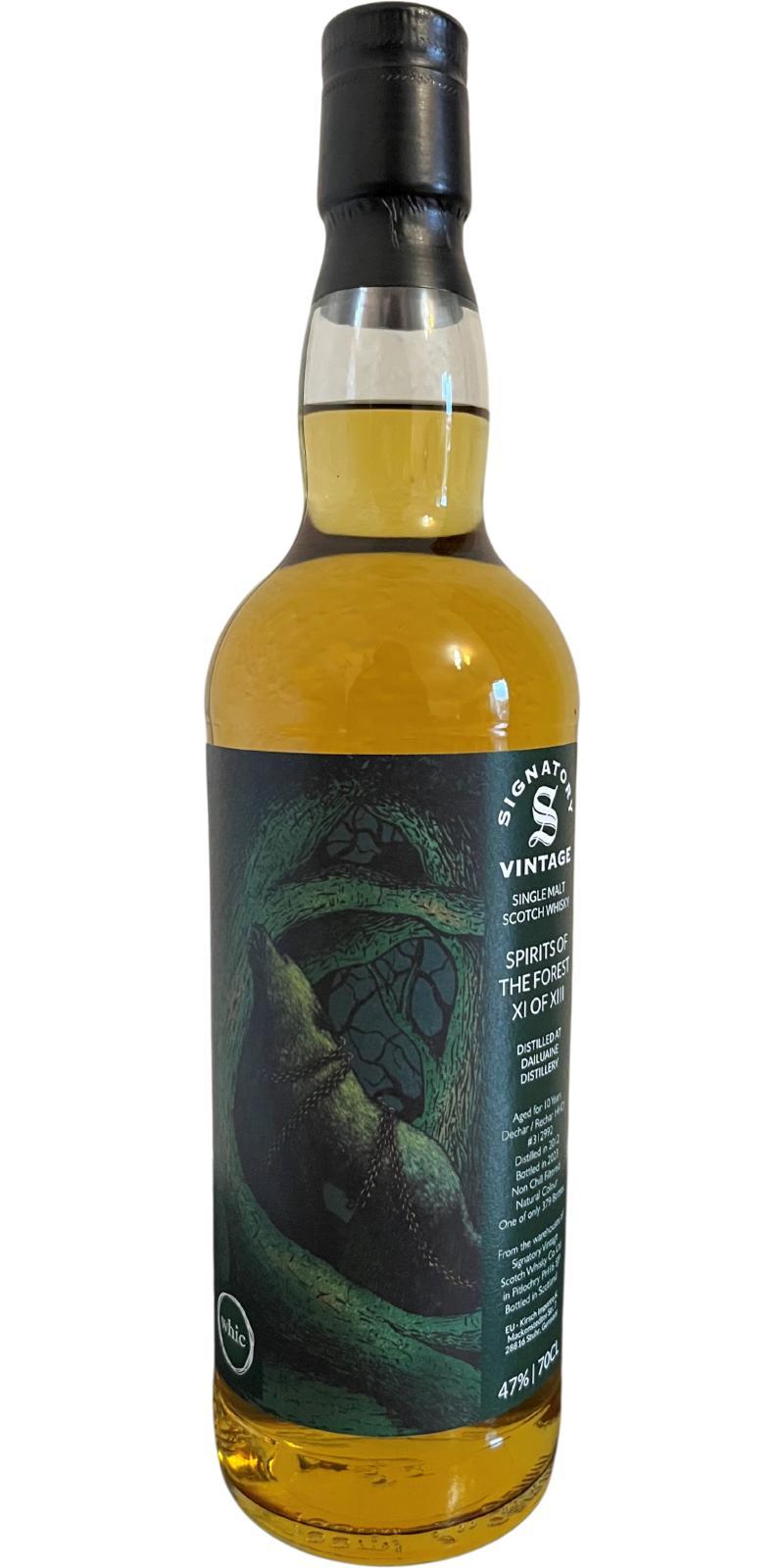 Dailuaine 2012 SV  Spirits of the Forest