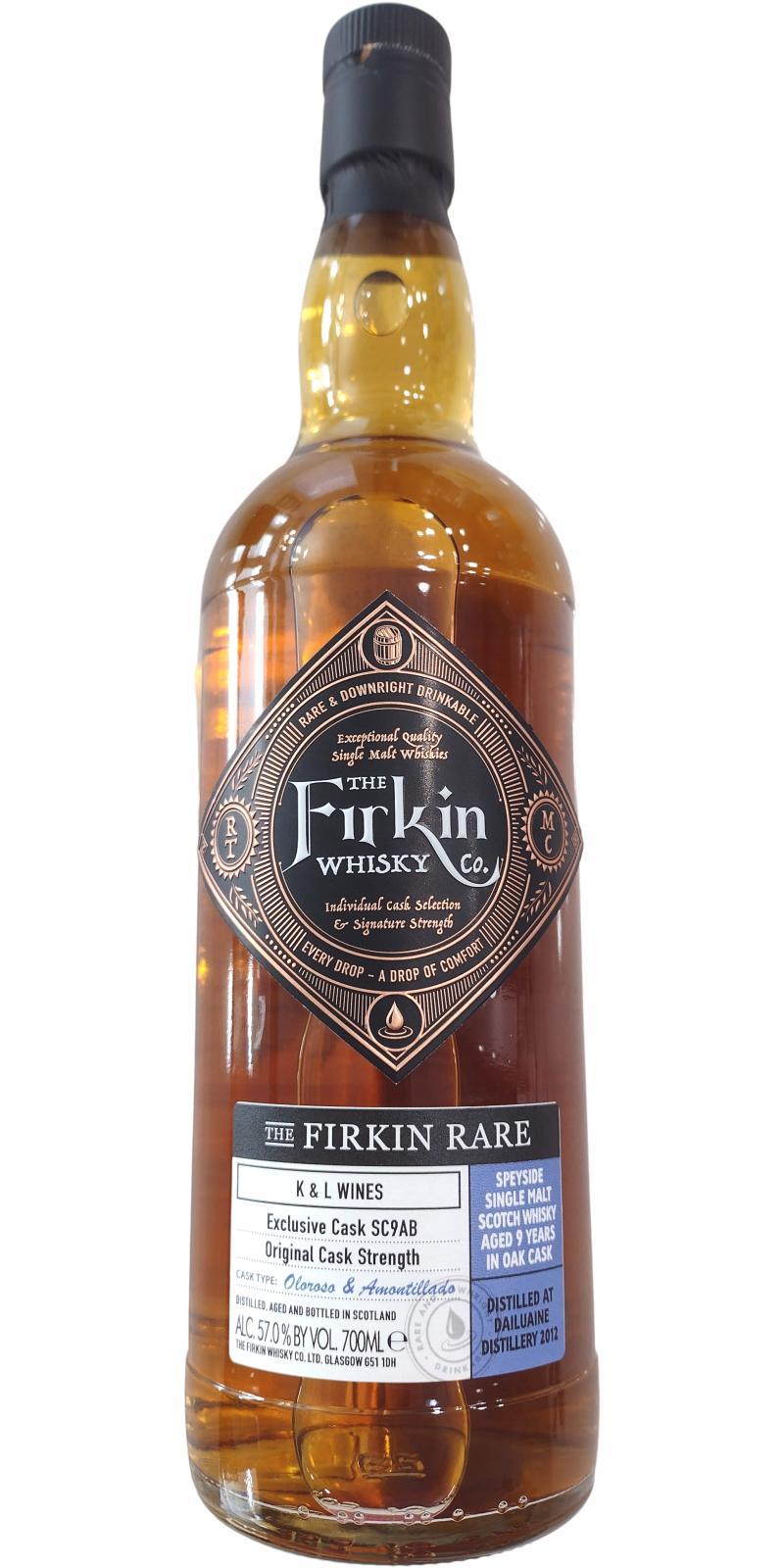 Dailuaine 2012 TFWC  The Firkin Rare