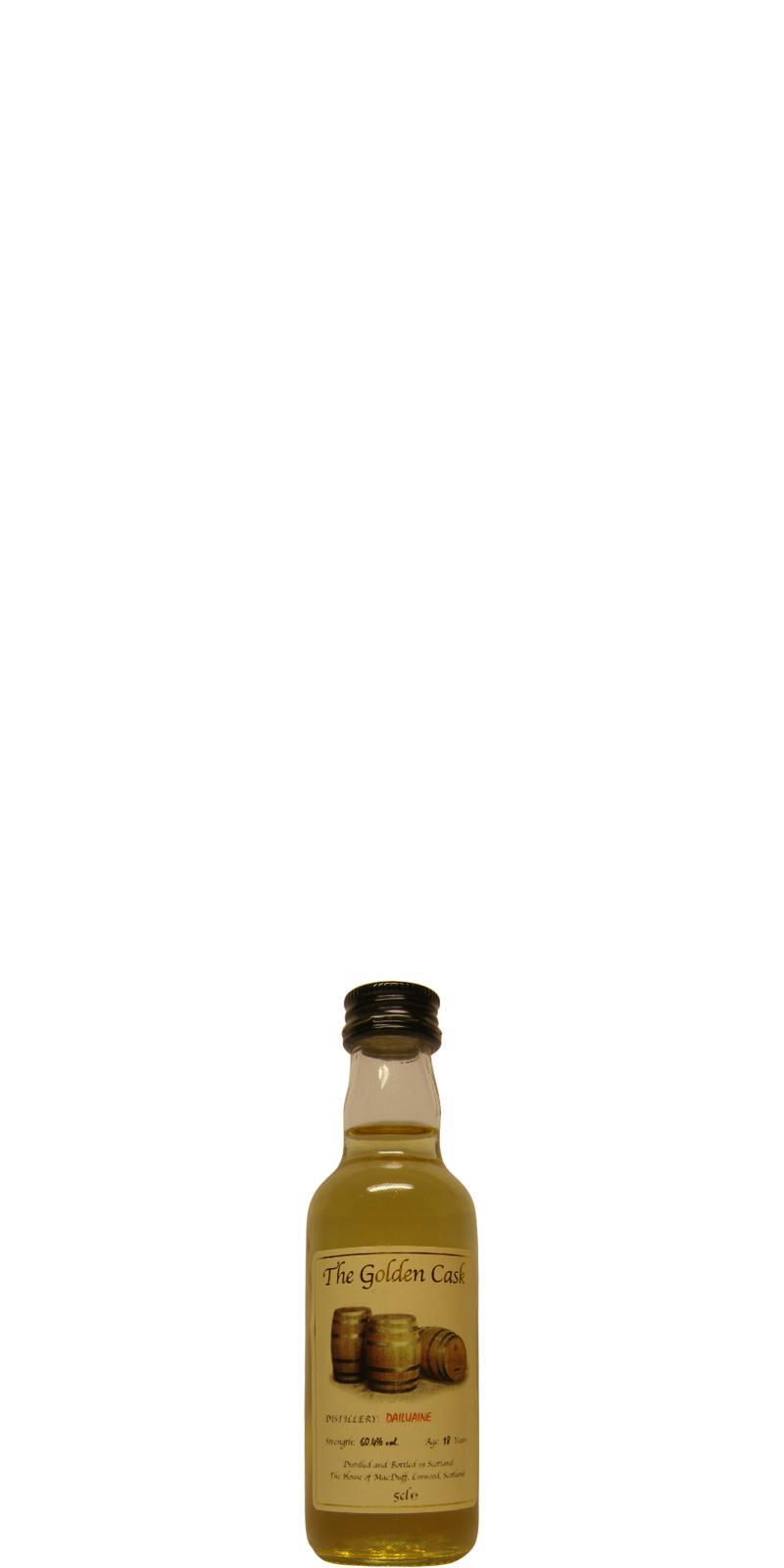 Dailuaine 18-year-old HMcD  The Golden Cask - Miniature
