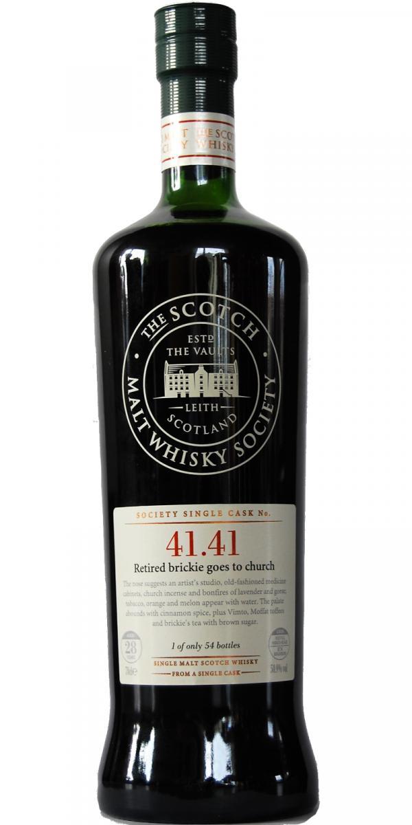 Dailuaine 1980 SMWS 41.41  Retired brickie goes to church