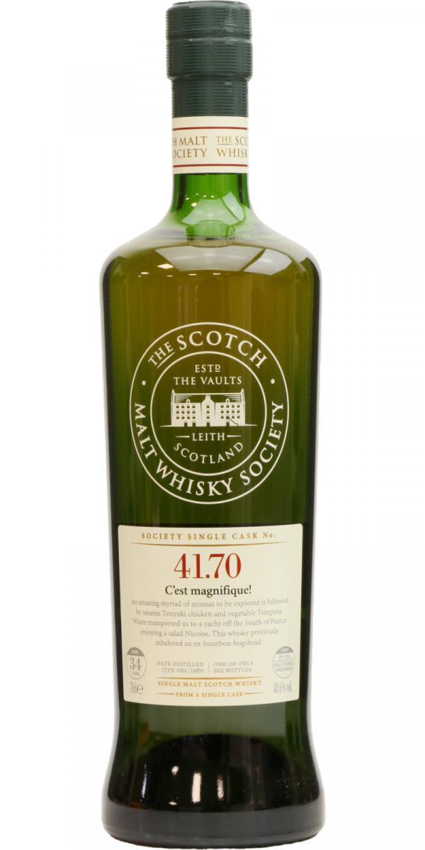 Dailuaine 1980 SMWS 41.70  C’est magnifique!