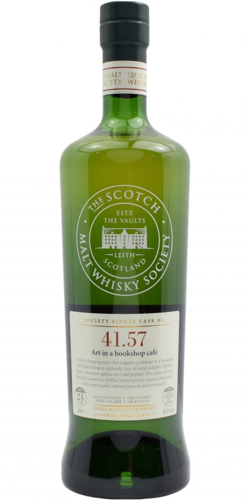 Dailuaine 1988 SMWS 41.57  Art in a bookshop café