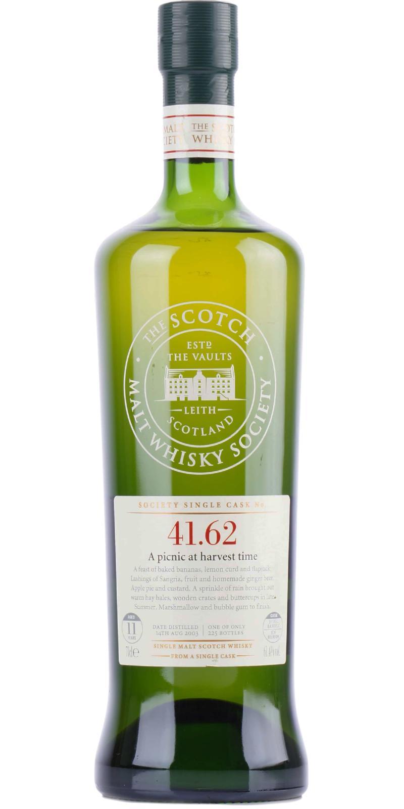 Dailuaine 2003 SMWS 41.62  A picnic at harvest time