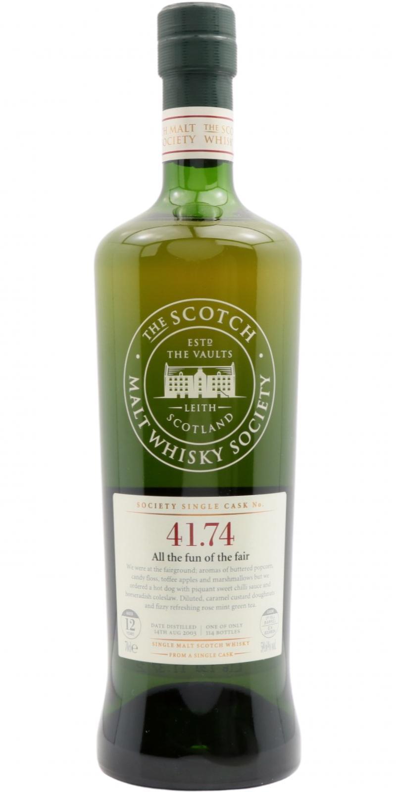 Dailuaine 2003 SMWS 41.74  All the fun of the fair