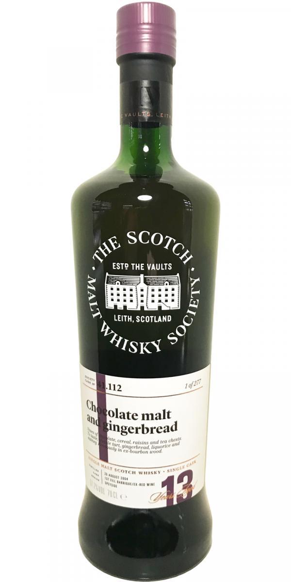 Dailuaine 2004 SMWS 41.112  Chocolate malt and gingerbread