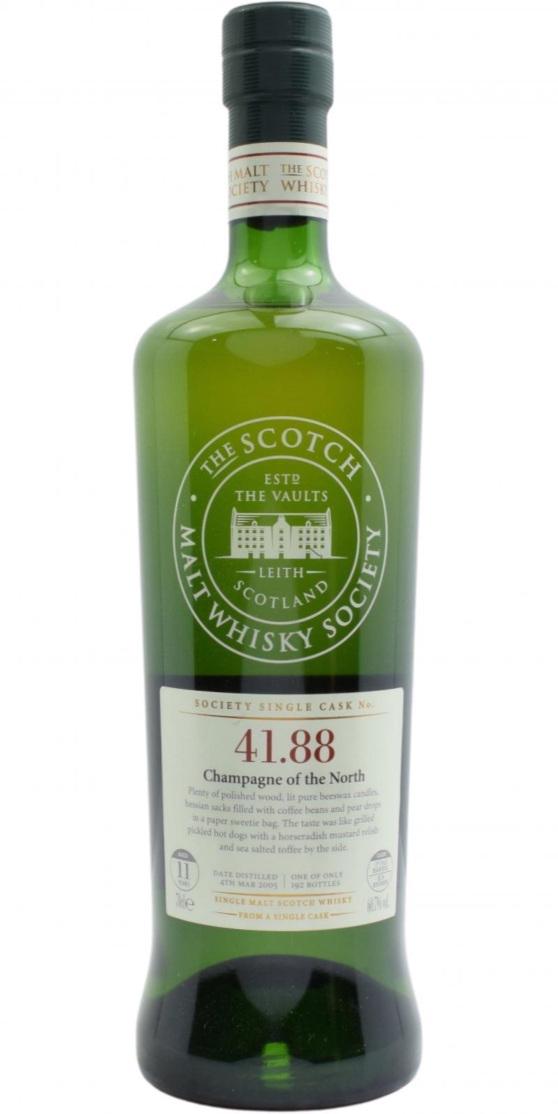 Dailuaine 2005 SMWS 41.88  Champagne of the North
