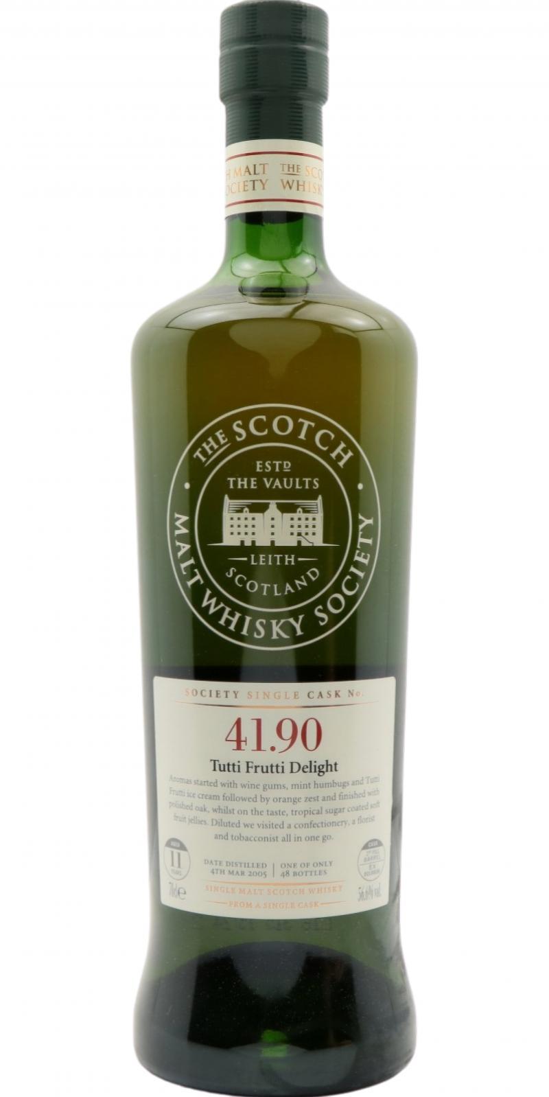 Dailuaine 2005 SMWS 41.90  Tutti Frutti Delight