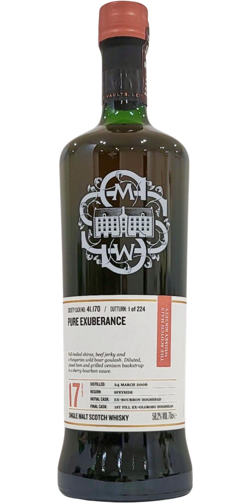 Dailuaine 2006 SMWS 41.170  Pure exuberance
