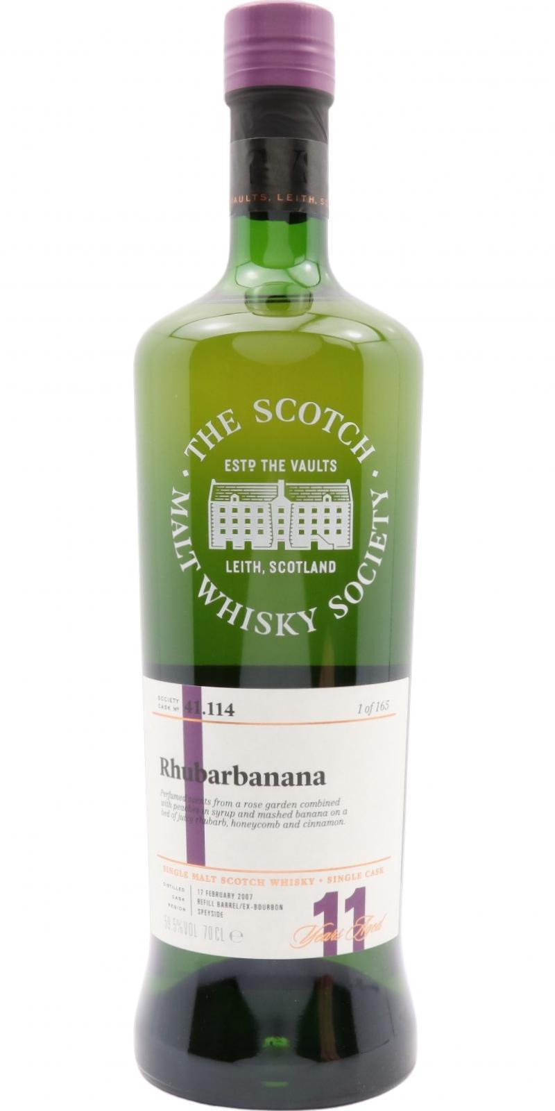 Dailuaine 2007 SMWS 41.114  Rhubarbanana