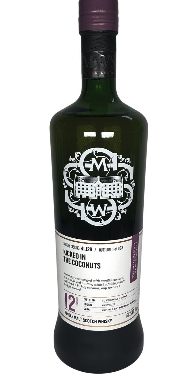 Dailuaine 2007 SMWS 41.129  Kicked in the coconuts