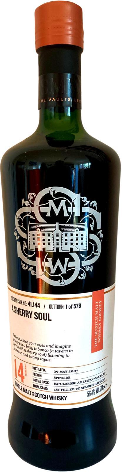 Dailuaine 2007 SMWS 41.144  A sherry soul