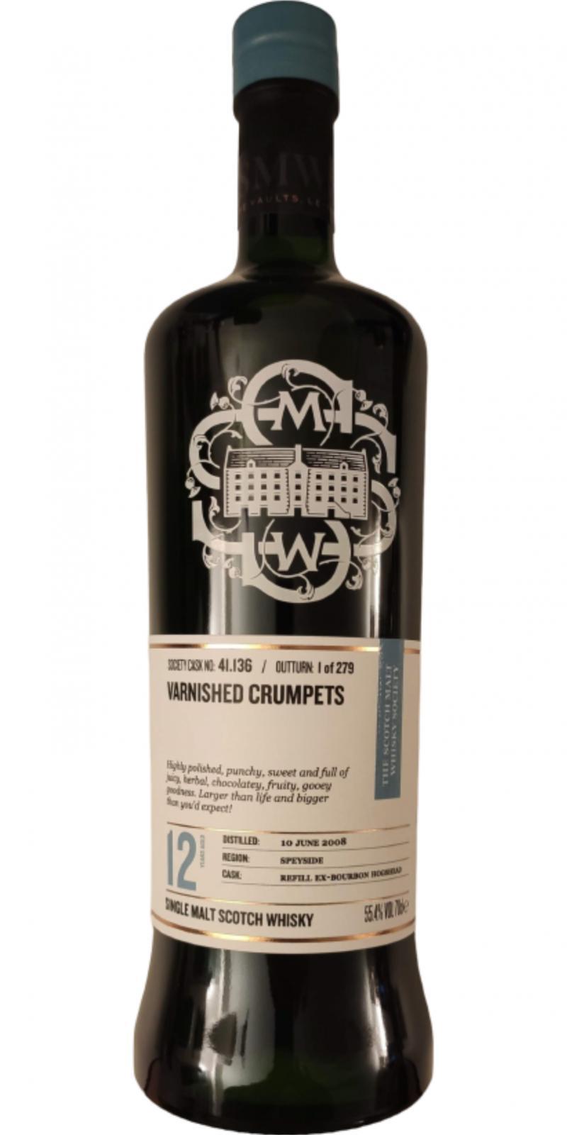 Dailuaine 2008 SMWS 41.136  Varnished crumpets