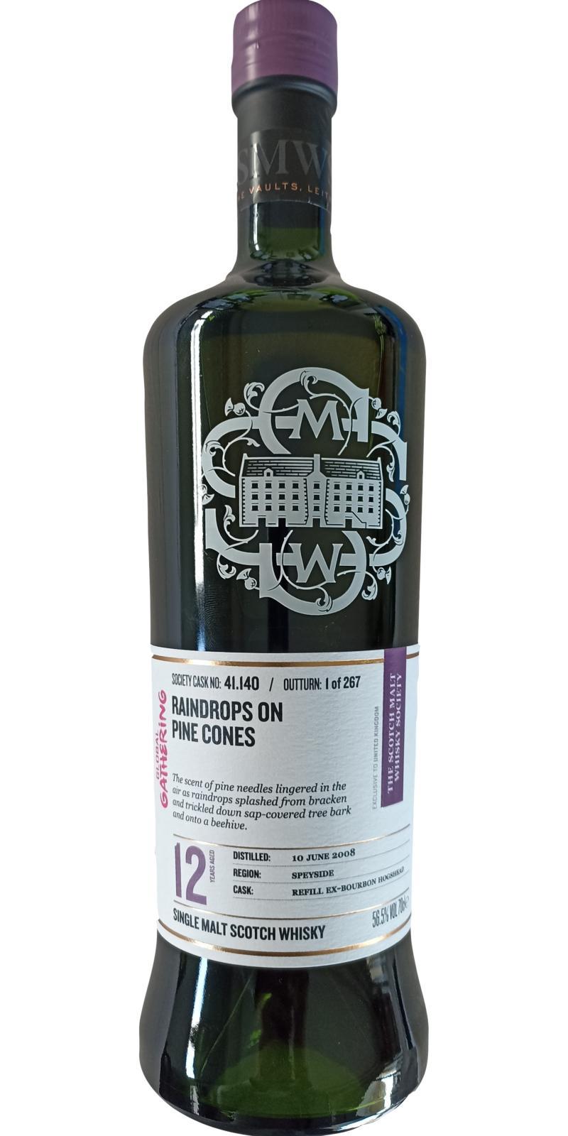 Dailuaine 2008 SMWS 41.140  Raindrops on pine cones