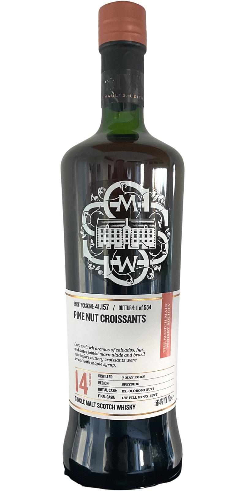 Dailuaine 2008 SMWS 41.157  Pine nut croissants