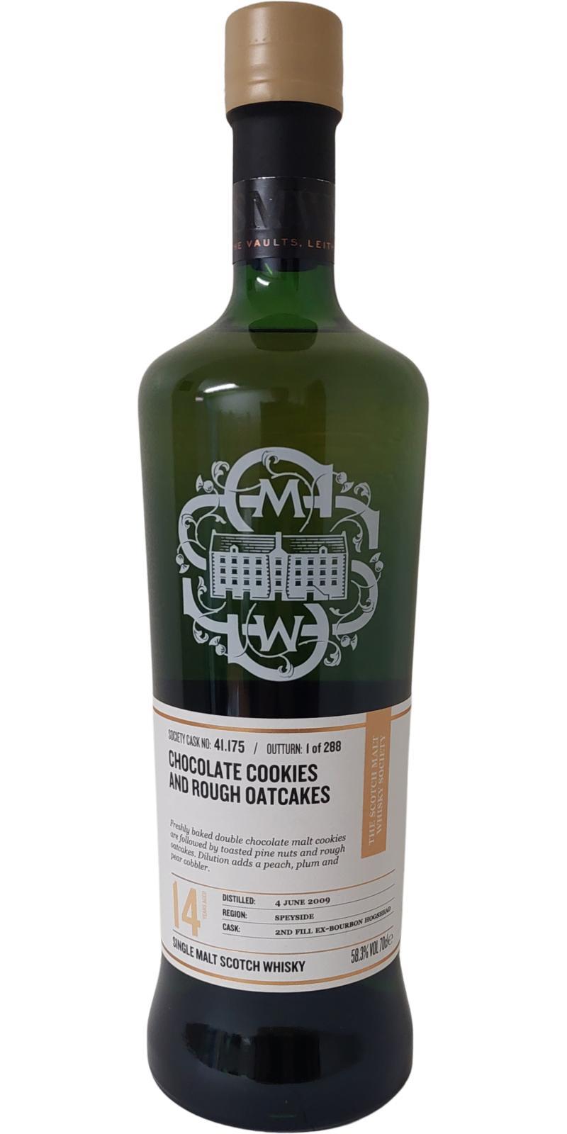 Dailuaine 2009 SMWS 41.175  Chocolate cookies and rough oatcakes