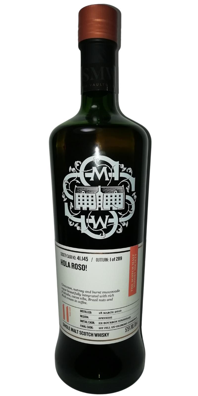 Dailuaine 2010 SMWS 41.145  Hola roso!