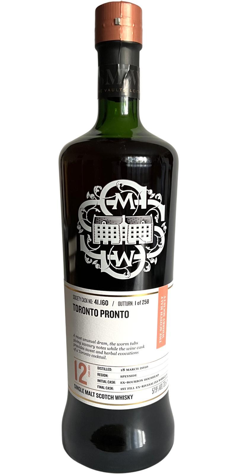 Dailuaine 2010 SMWS 41.160  Toronto pronto