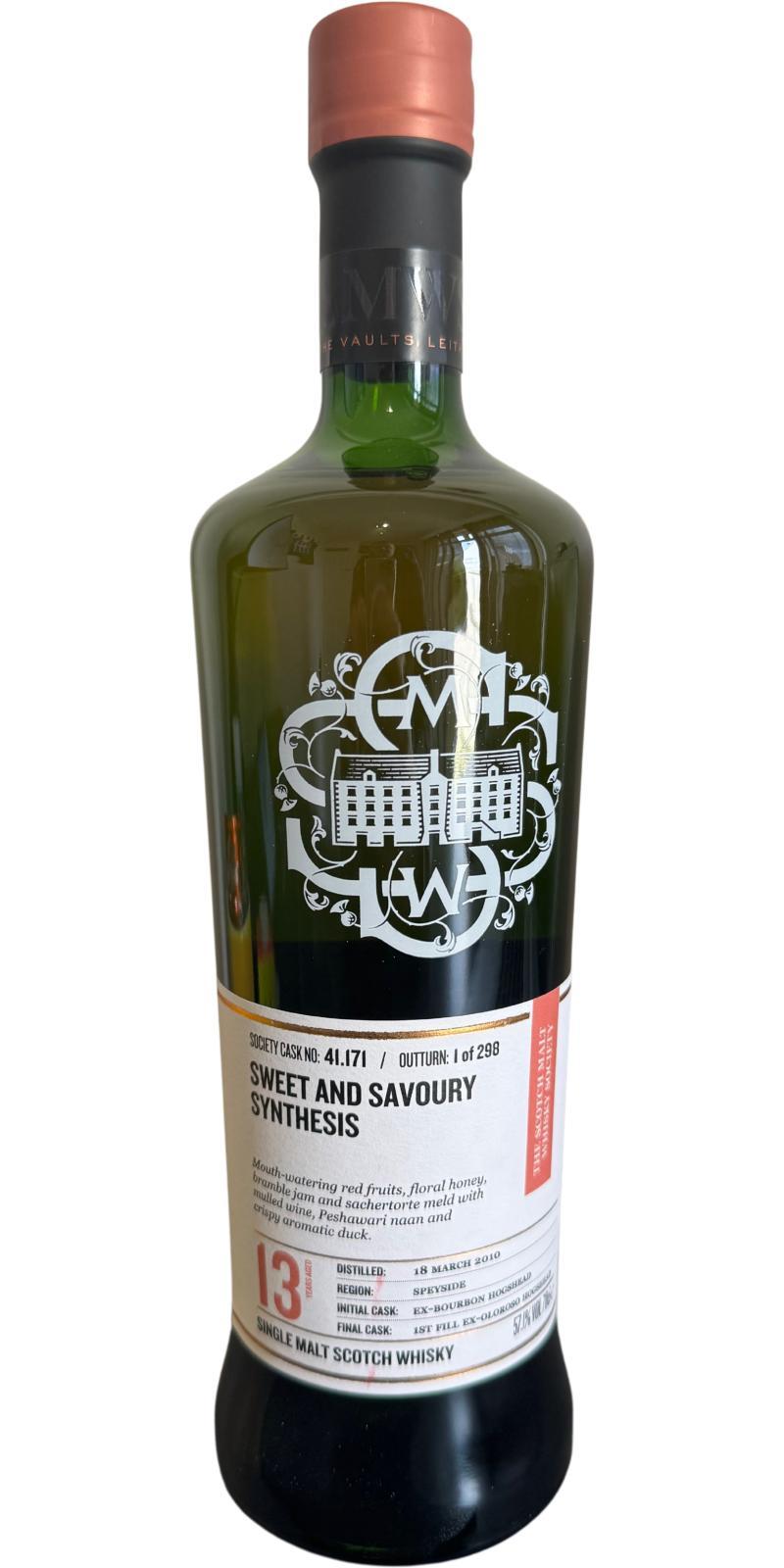 Dailuaine 2010 SMWS 41.171  Sweet and savoury synthesis
