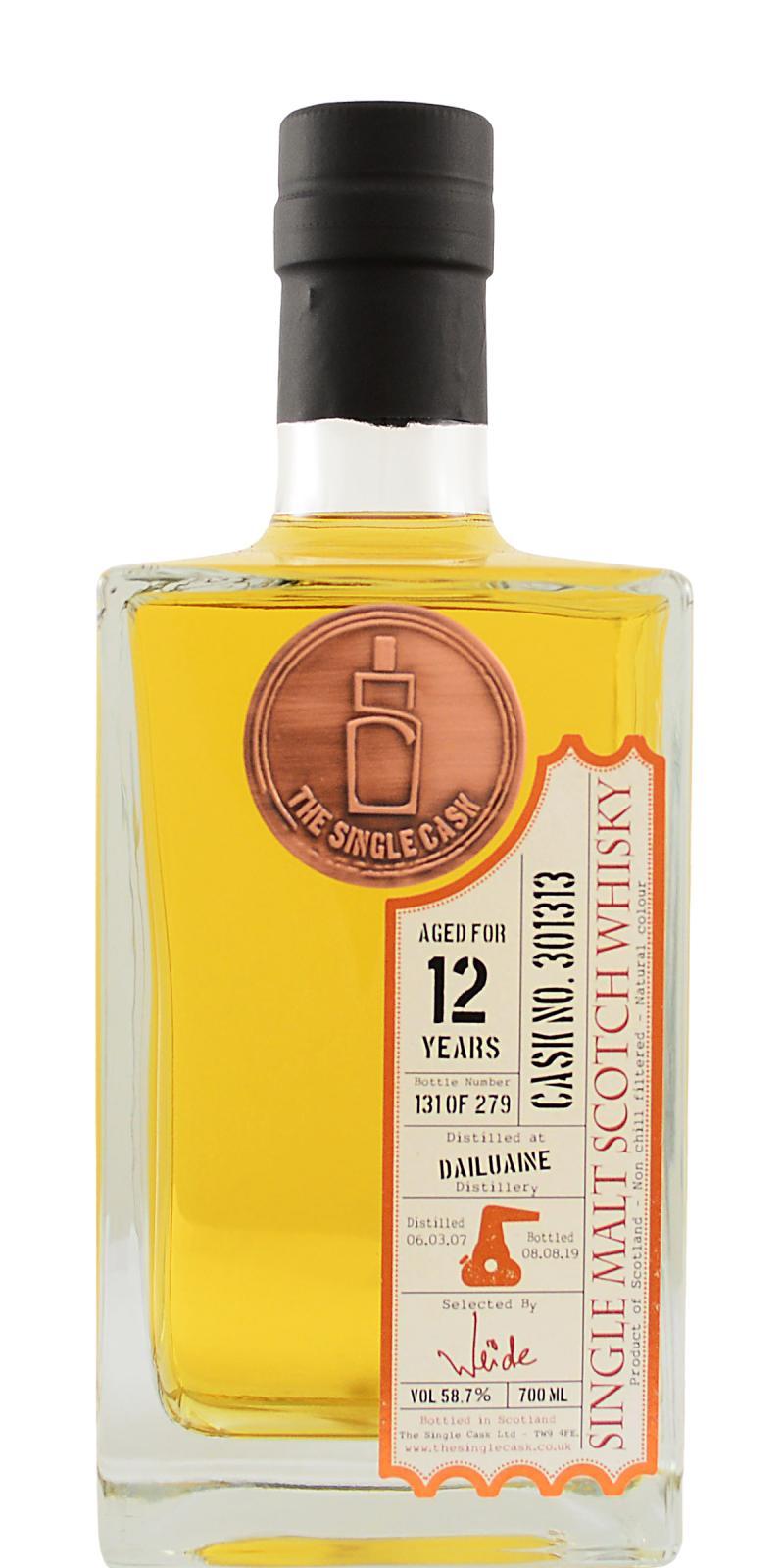 Dailuaine 2007 TSCL  The Single Cask
