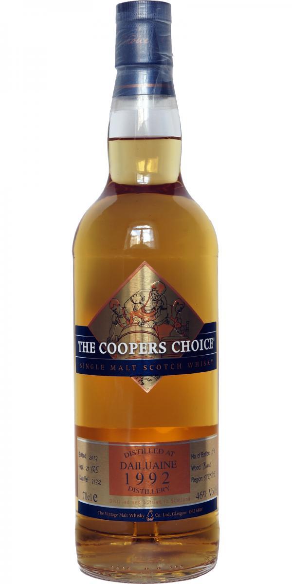 Dailuaine 1992 VM  The Cooper's Choice
