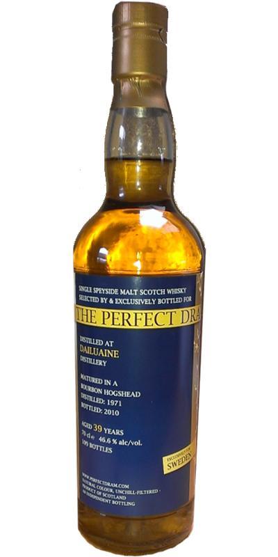Dailuaine 1971 TWA  The Perfect Dram