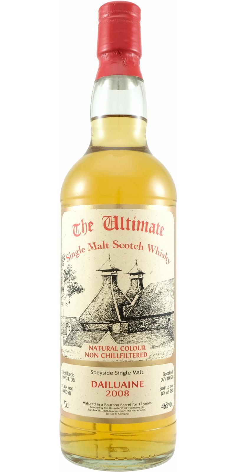 Dailuaine 2008 vW  The Ultimate