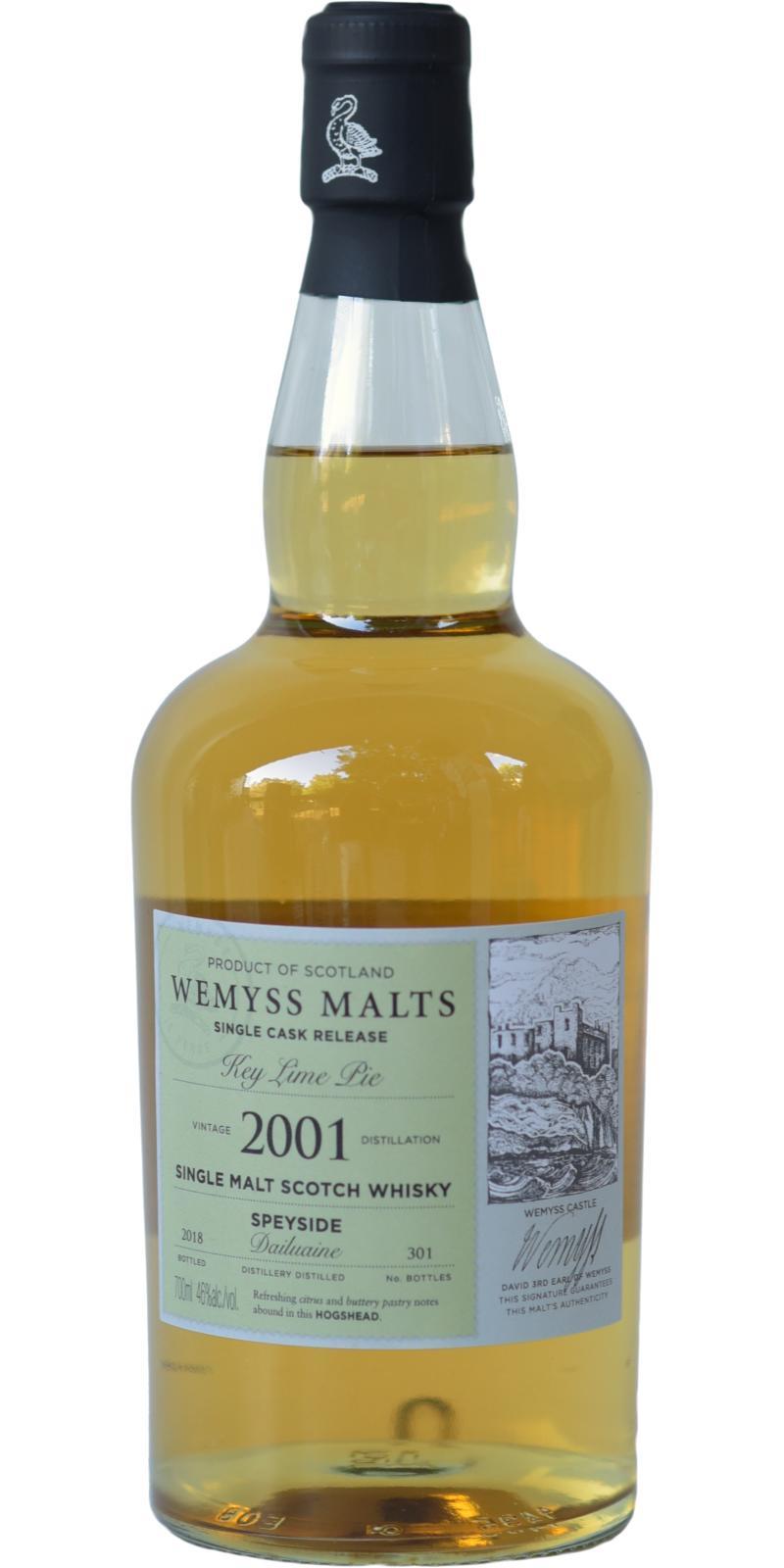 Dailuaine 2001 Wy  Key Lime Pie