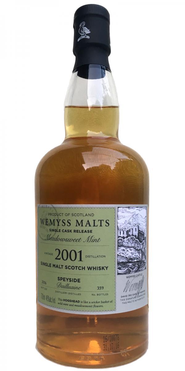 Dailuaine 2001 Wy  Meadowsweet Mint