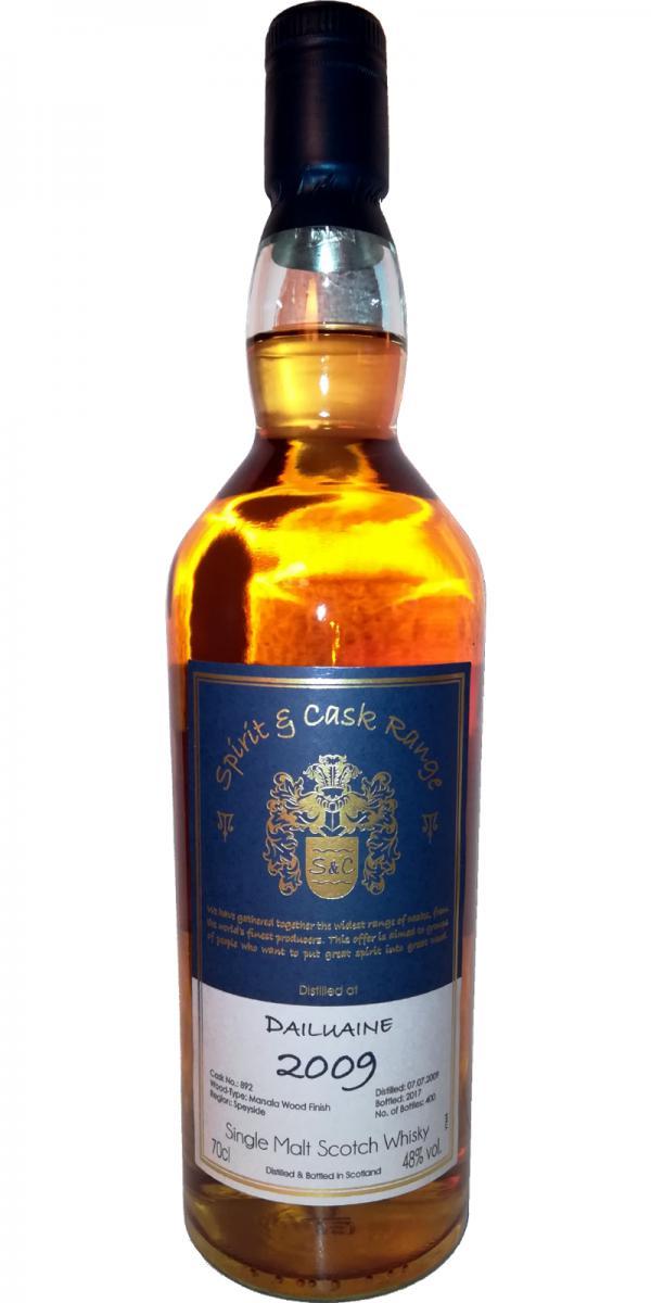 Dailuaine 2009 Wx  Spirit & Cask Range