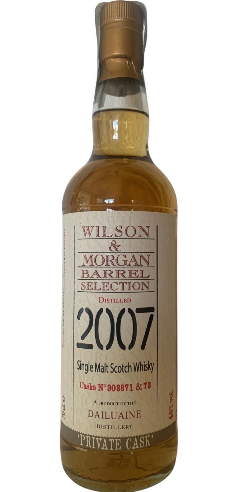 Dailuaine 2007 WM  Barrel Selection - Private Cask