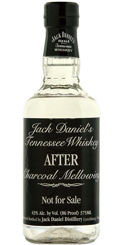 Jack Daniel's After Charcoal Mellowing  1 Day Old - Not for sale