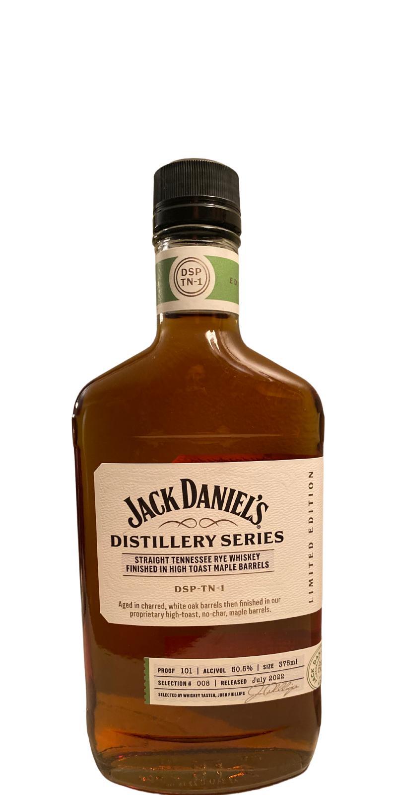 Jack Daniel's Distillery Series Rye Selection 008  Limited Edition DSP-TN-1