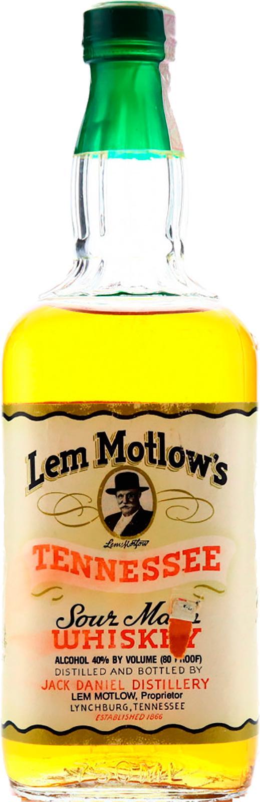 Jack Daniel's Lem Motlow's  Sour Mash Whiskey