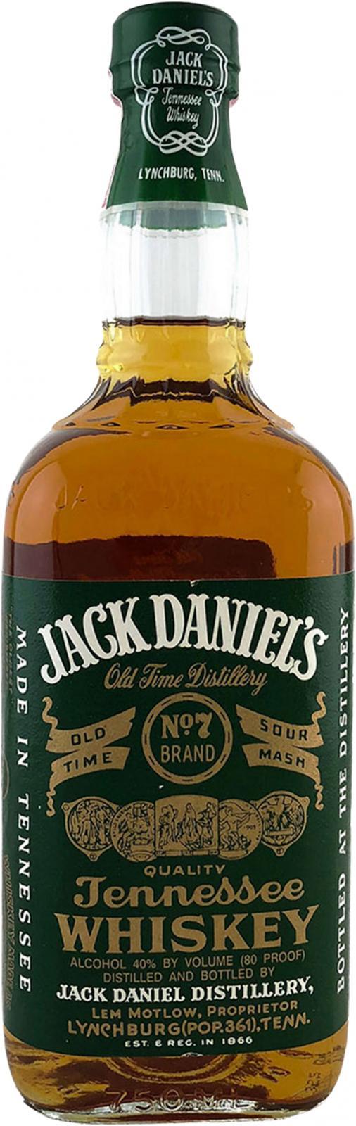 Jack Daniel's No. 7  Green Label