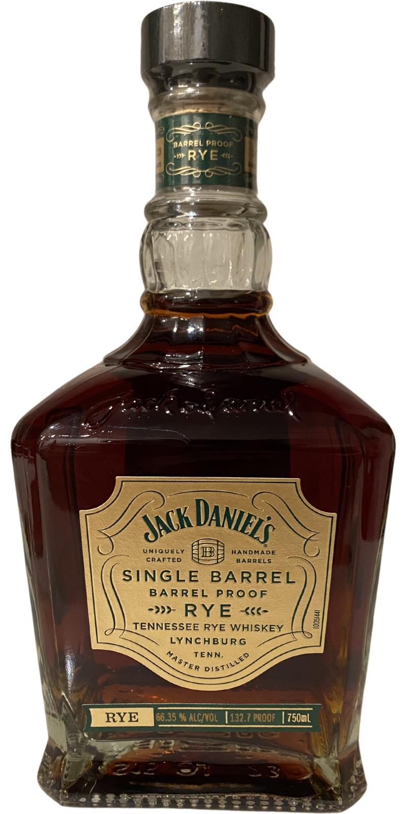 Jack Daniel's Single Barrel  Barrel Proof Rye
