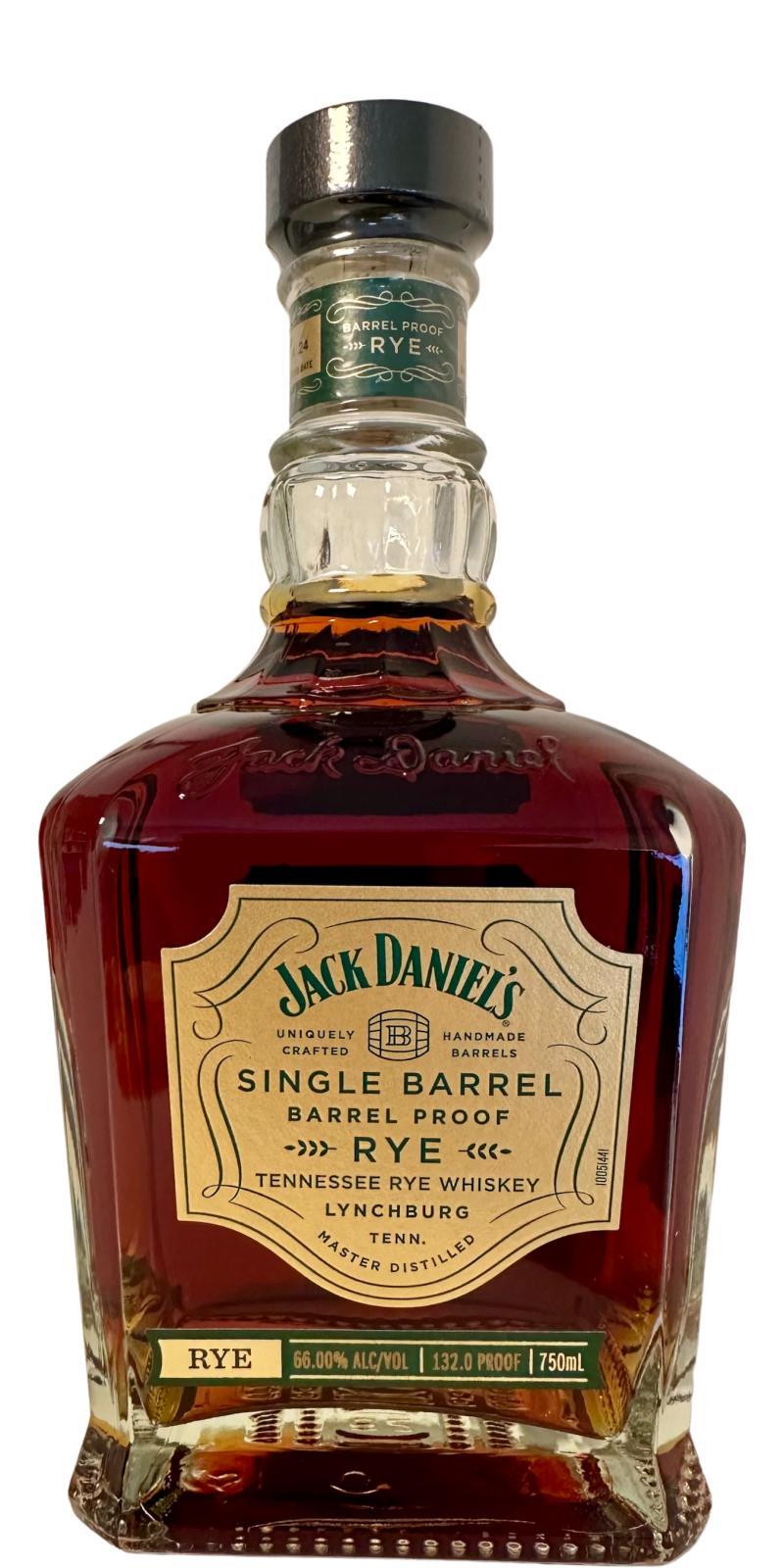Jack Daniel's Single Barrel  Barrel Proof Rye